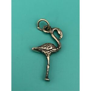Flamingo Sterling Silver Jewelry Charm #bird